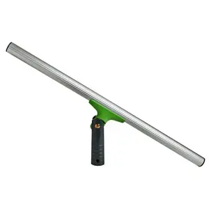 A green handle with a handle on a white background.